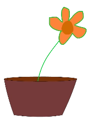گل در گلدان