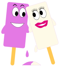 دختر و پسر بستنی عاشق