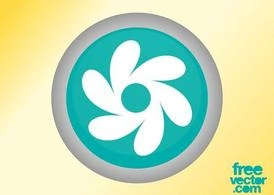 دکمه گل