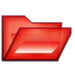 FOLDER RED VECTOR ICON.svg