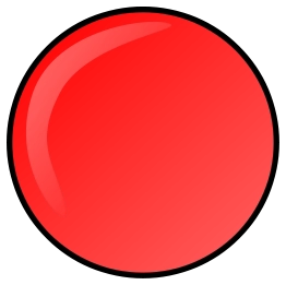 دکمه گرد قرمز