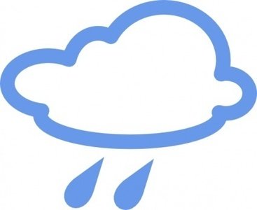 کلیپ آرت نمادهای هوای بارانی