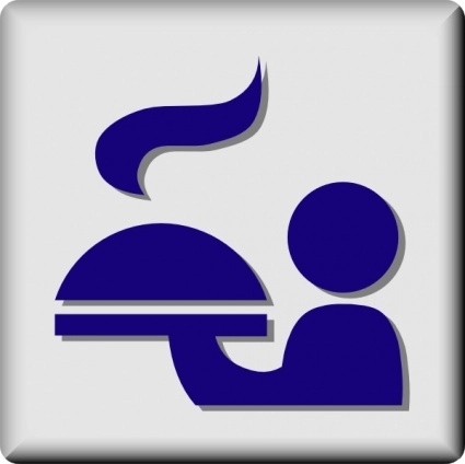 Set Symbol Room Service Hotel