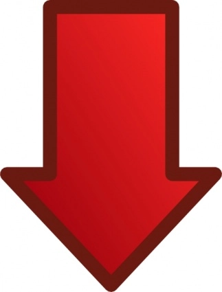 فلش قرمز به پایین