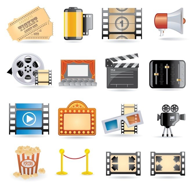 وکتور آیکون فیلم 4