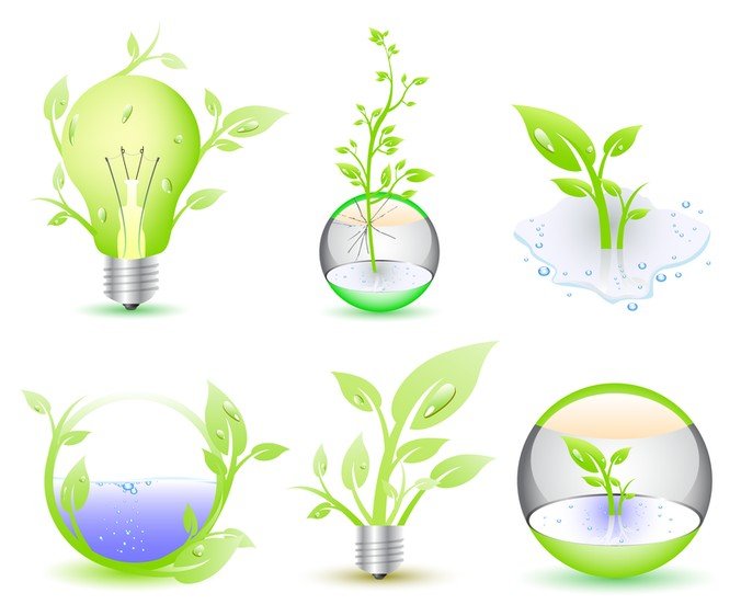 مجموعه نمادهای محیط زیست سبز