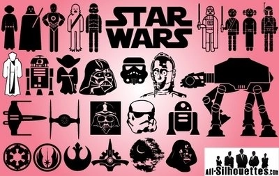 بسته نماد روز Starwars