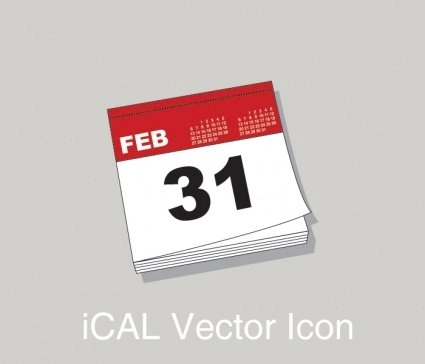 نماد تقویم Ical