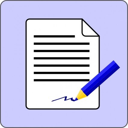نماد قرارداد امضا سند