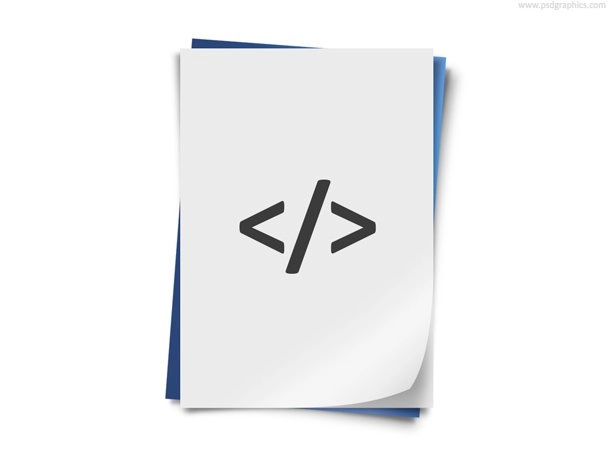 نماد کد برنامه نویسی (PSD)