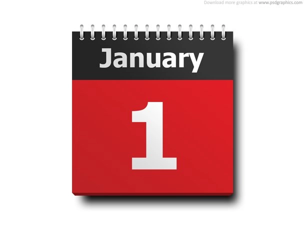 1 ژانویه، نماد تقویم