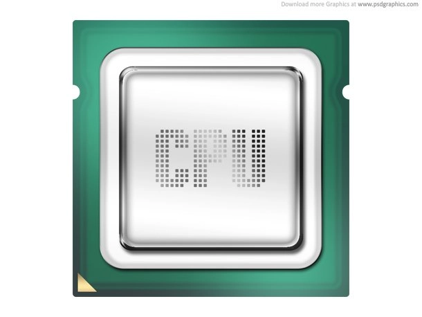 پردازنده کامپیوتر، نماد CPU (PSD)