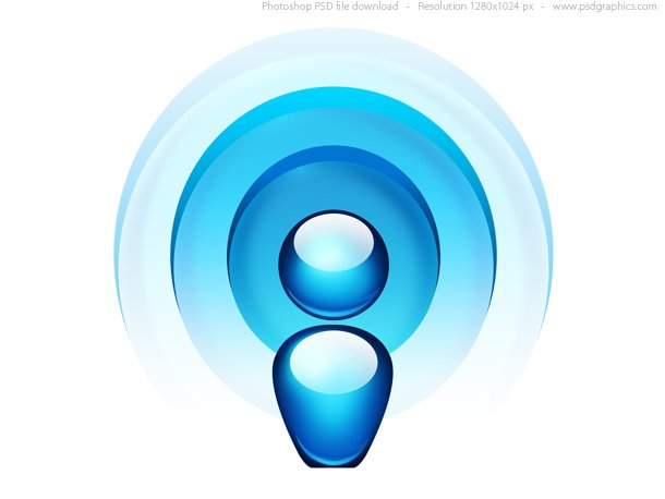 نماد موج رادیویی آبی (PSD)