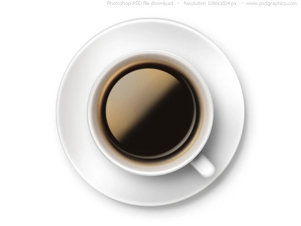 نماد فنجان قهوه PSD