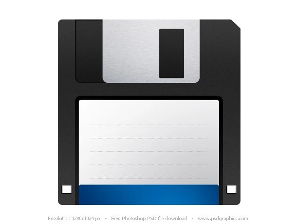 نماد ذخیره - فلاپی دیسک
