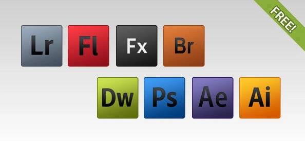 8 نماد رایگان محصول Adobe