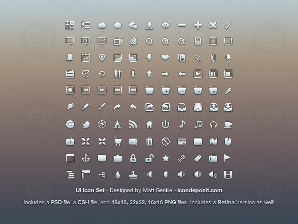 مجموعه آیکون UI