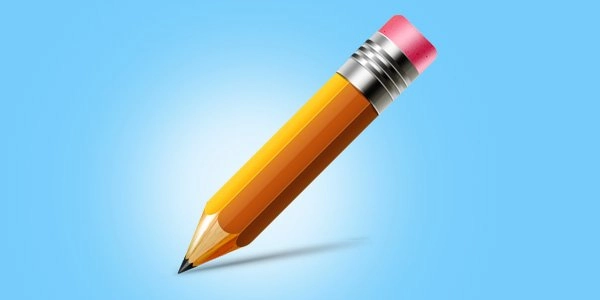 نماد مداد (وکتور PSD)