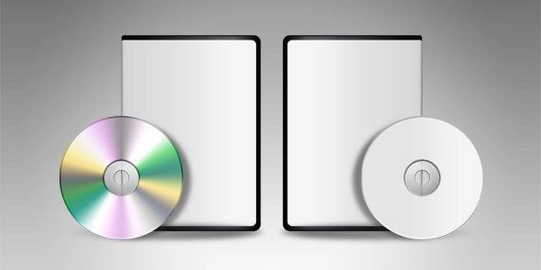 قالب DVD خالی سی دی (PSD)