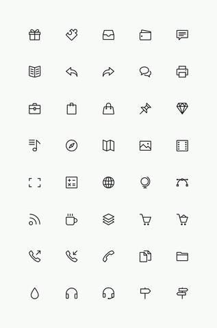 Simple Line Icons Set Vol.3