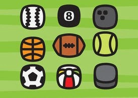 نمادهای توپ های ورزشی