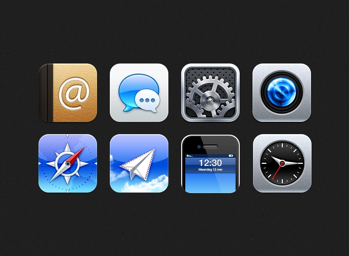 آیکن های iOS