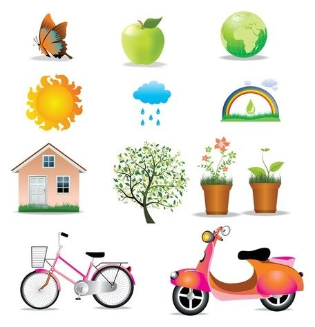 مجموعه آیکون های محیطی