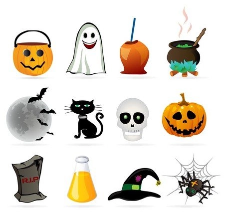 نماد عنصر طراحی هالووین
