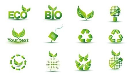 مجموعه آیکون Eco سبز
