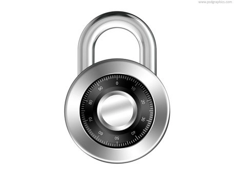 نماد قفل ترکیبی (PSD)