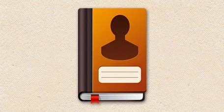 نماد دفترچه آدرس (PSD)
