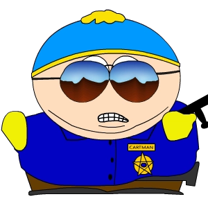 نماد بزرگنمایی Cartman Cop