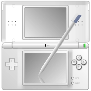 Nintendo DS با نماد قلم