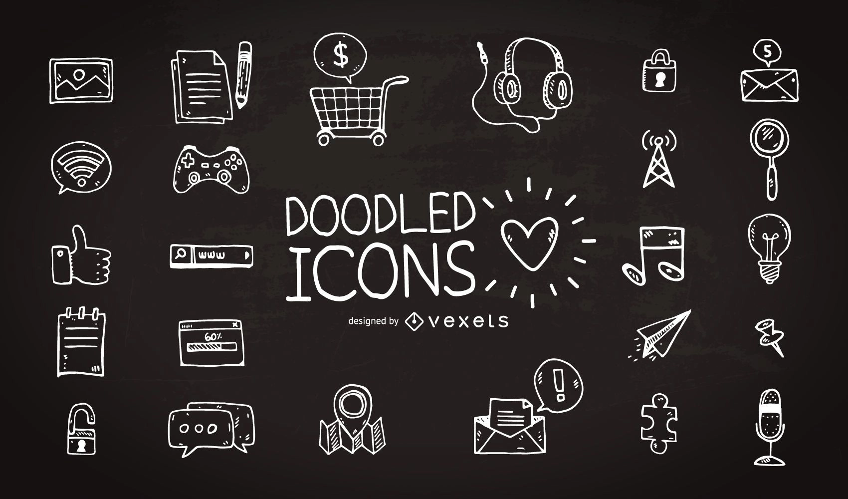 نمادهای Doodle اجتماعی