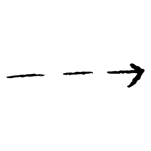 طرح پیکان Doodle Line PNG