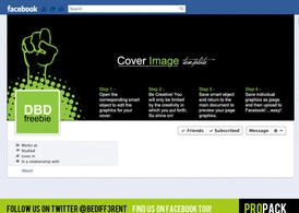 DBD | قالب CoverPack PSD برای کاورهای فیس بوک