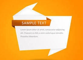 ست PSD کاغذ اوریگامی تازه Design3edge