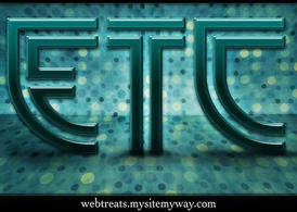 Webtreats Modern Green Glass Text Text PSD