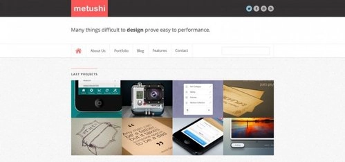 قالب Realin Minimal WordPress Theme Free PSD