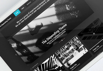 The Depending Theme - قالب PSD