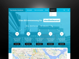 Freebie PSD: مفهوم وب سایت نوردیک