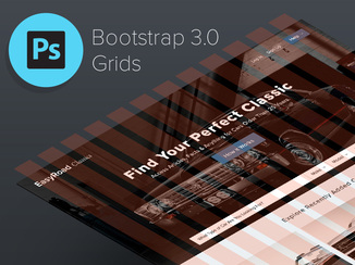 Bootstrap 3.0 Responsive Grid System PSD â¢ لینک دانلود