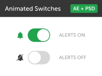 Freebie: Animated Switches (PSD AE)