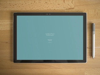 PSD - Surface Pro 4 با قلم