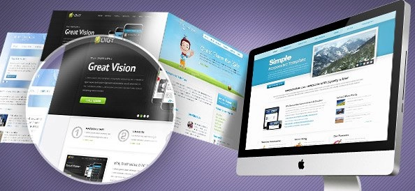 ماکت های PSD ویترین وب