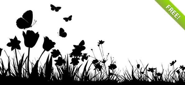 مگا پک PSD Spring Silhouettes