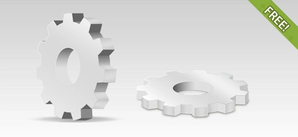 منابع رایگان 3D PSD Gear