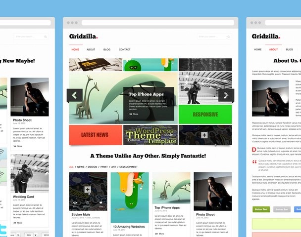 تم Gridzilla PSD