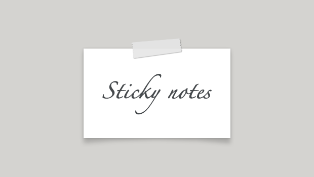 Sticky Note PSD