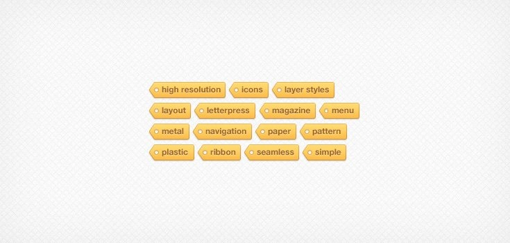 Tagtastic Tag Cloud (PSD)